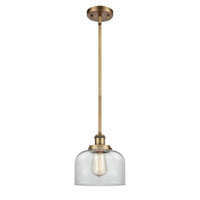 Mini luminaire suspendu en forme de tige 8 po Ballston Urban Bell