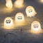 Guirlande de 10 lumières DEL fantômes d'Halloween