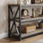 55.1" Console Table, 3-Tier Entryway Table with Storage Shelves, Multi-Functional Sofa Table for Living Room-1499378225