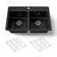 Riverby 33 In. Top-Mount Double-Bowl Kitchen Sink-1017940972-1035019177-1017940968