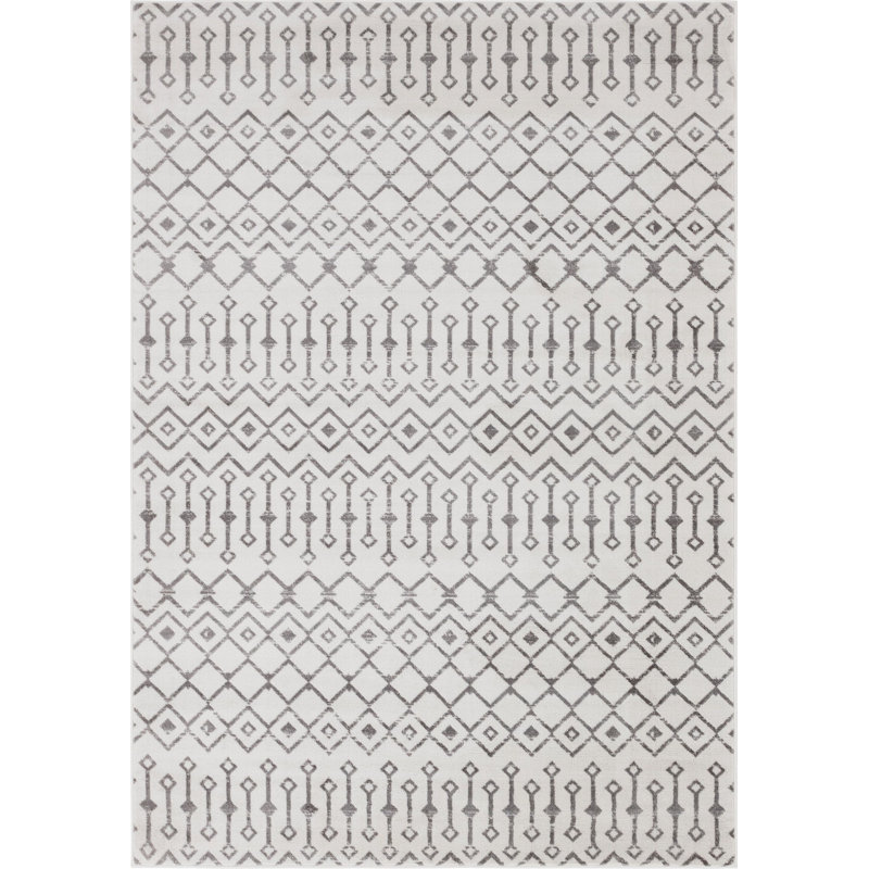 Tapis contemporain Aemtenan couleur ruche, Rectangle 7 pi x 10 pi