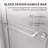 UKD01 56 to 58 in. x 76 in. H Frameless Double Sliding Shower Door with 3/8 in. (10mm) Clear Glass -120280487-122741028