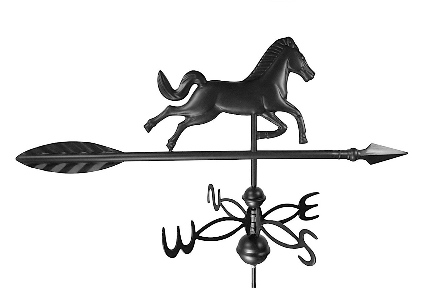 Dalvento, LLC Horse Weathervane with Roof Mount | Wayfair