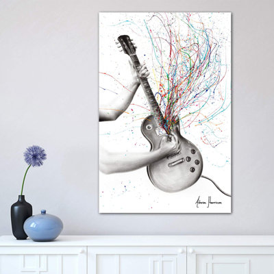 «The Star Guitare» par Ashvin Harrison - impression d'art graphique