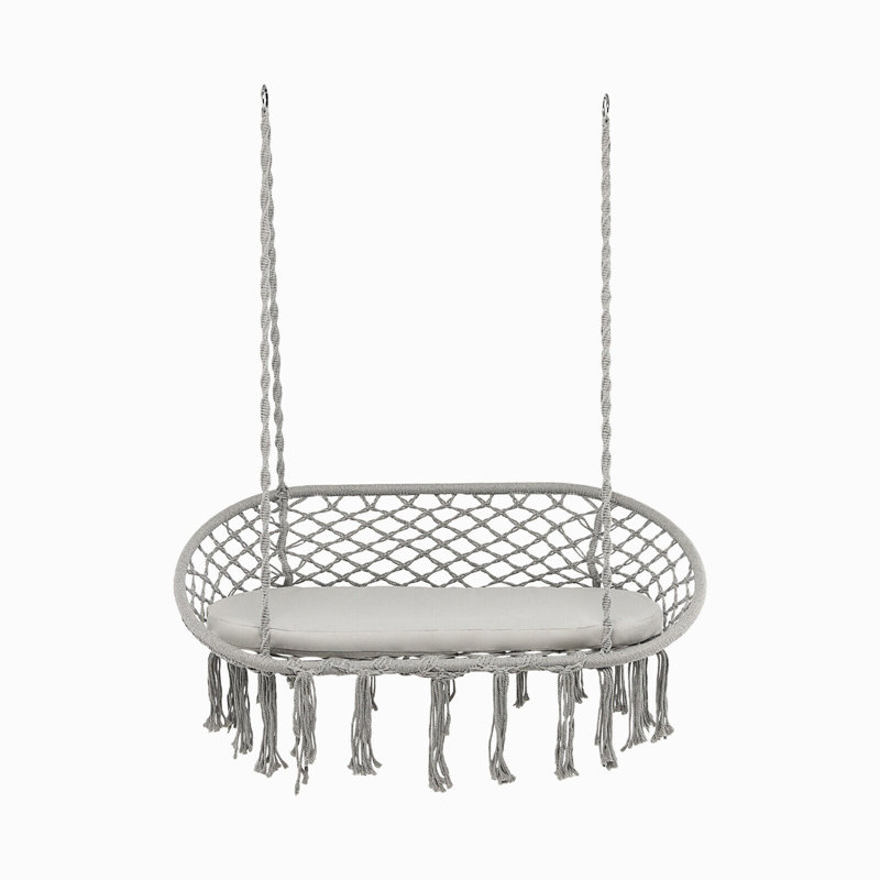 Amiriah 2 Person Chair Hammock, Gray