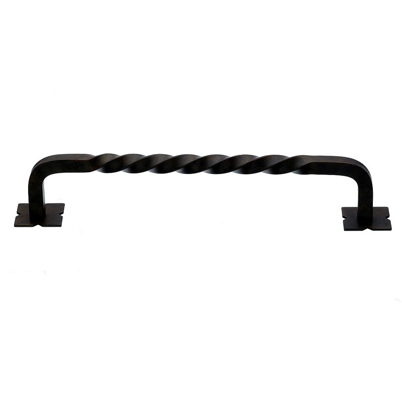 Twist Appliance pull, Patina Black, 24" Center to Center