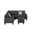 Canapé modulaire 6 pièces rembourré-1231226113