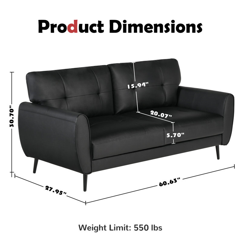 Similicuir Marnetta 60,63 po, Noir
