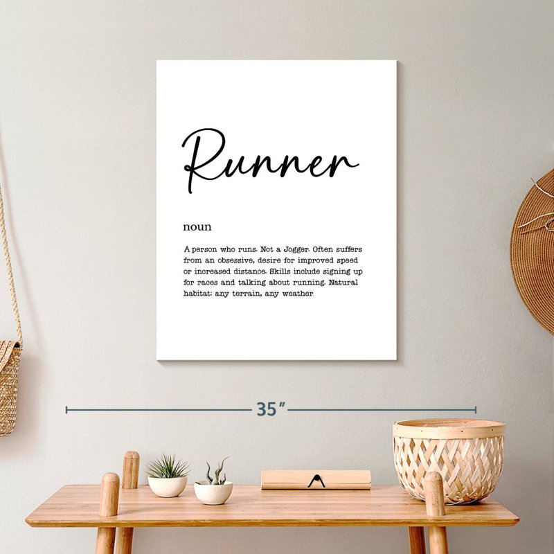 " Runner Definition " by Eleanor L., 25" H x 20" W x 1.25" D