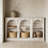Manriquez with arch shape design and shelf-536447385