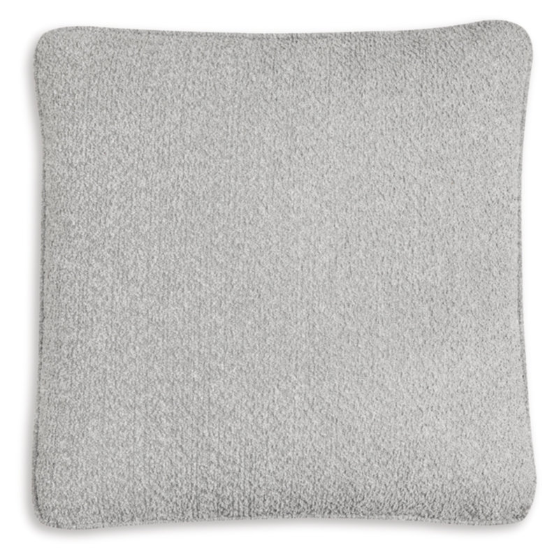 Light Gray 22" Square Indoor/Outdoor Pillow with Zipper Closure