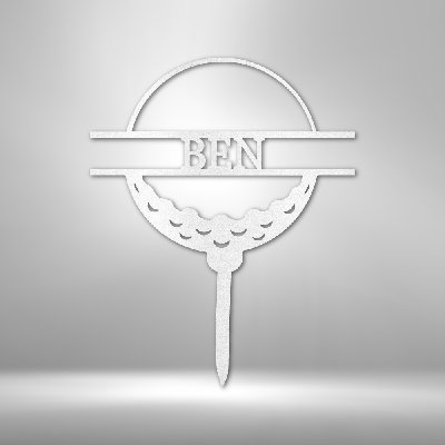 Monogramme de balle de golf personnalisé