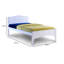 Shalon Solid Wood Bed with Mattress-1348438350-1348438352