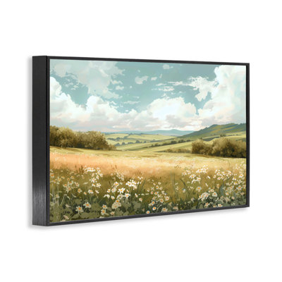 Scenic Daisy Valley Framed Giclee, design by Creative Studio