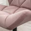 Chaise de bureau pivotante et capitonnée