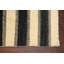 Tapis beige noué à la main de conception unique 2 pi 6 po x 4 pi 2 po