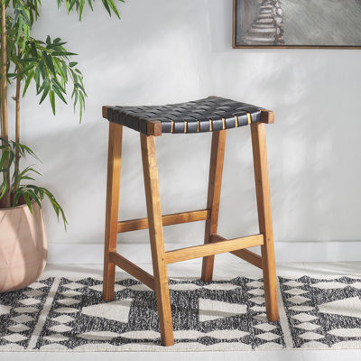 Tabouret de bar et de comptoir en cuir Alston