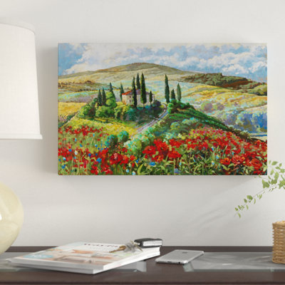 « val darcie », reproduction de peinture à l’acrylique sur toile tendue