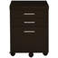 Classeur de bureau 3 tiroirs Cappuccino