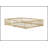 Queen Size Floor Bed With Fence,Door,Rubber Wood Floor Bed With Safety Guardrails,Natural (Old Sku W504P286389)-620059880