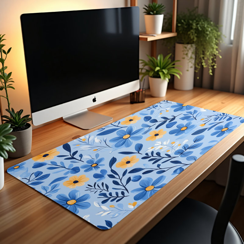 Polyester Desk Pad, 14.4x12.1
