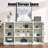 Alvilda 62.9'' W Modern Sideboard Buffet with Glass Doors-201442961