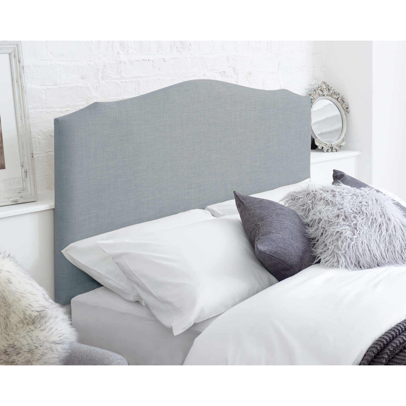 Aimani Upholstered Headboard, Sky Blue, Double (4'6)