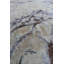 Odyssey Modern Abstract Hand-Knotted Light Blue Beige Brown Wool/Silk Luxury Area Rug / Rug Size: Rectangle-56969929