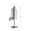 Ensemble de 2 lampes torches de table Pure Garden, 10,5 po, argent-124537937