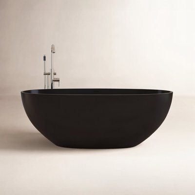 Forma 61" Solid Surface Soaking Bathtub