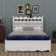 Grand lit plateforme en bois massif avec tiroirs lisses et lit gigogne gigogne simple-1026026457