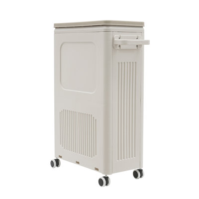 48L/12.68Gal Laundry Basket With Wheel