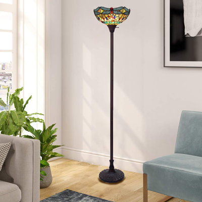 Aniki 69.49'' Dark Bronze Torchiere Floor Lamp