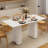 Brittay White Modern Rectangular Dining Table-425291371