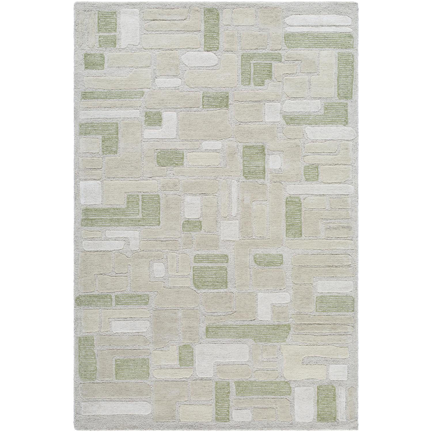 Liborius Hand-Tufted Geometric Rug, Rectangle 8' x 10'