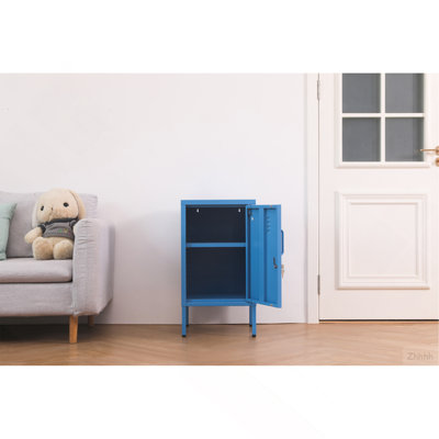 Une armoire de rangement en métal multifonctionnelle d'une hauteur de 27,17 pouces