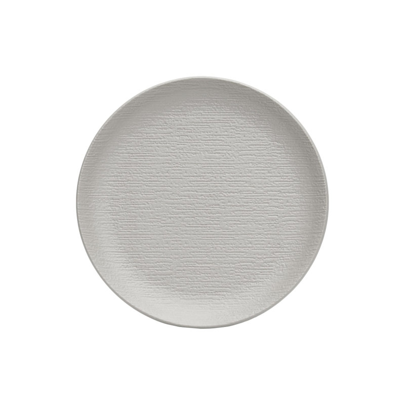 Trama Salad/Dessert Plate, Dark Gray
