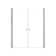 Lyna 58.38'' - 59.38'' W x 70'' H Pivot Frameless Shower Door with Clear Glass