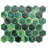 Agate 2" x 2" Glossy Porcelain Mosaic Wall Tile-98977104