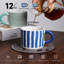  Ensemble de 4 tasses à café en grès 14 oz