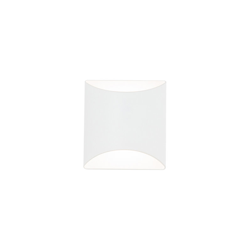Duet 5.5" LED Wall Sconce 3-CCT 2700K-3000K-3500K, 2700K, White