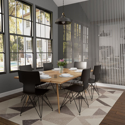 Adjustable Acrylic Slat Wall Panel Kit