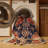Machine Washable Art Deco Brown Area Rug-560486852