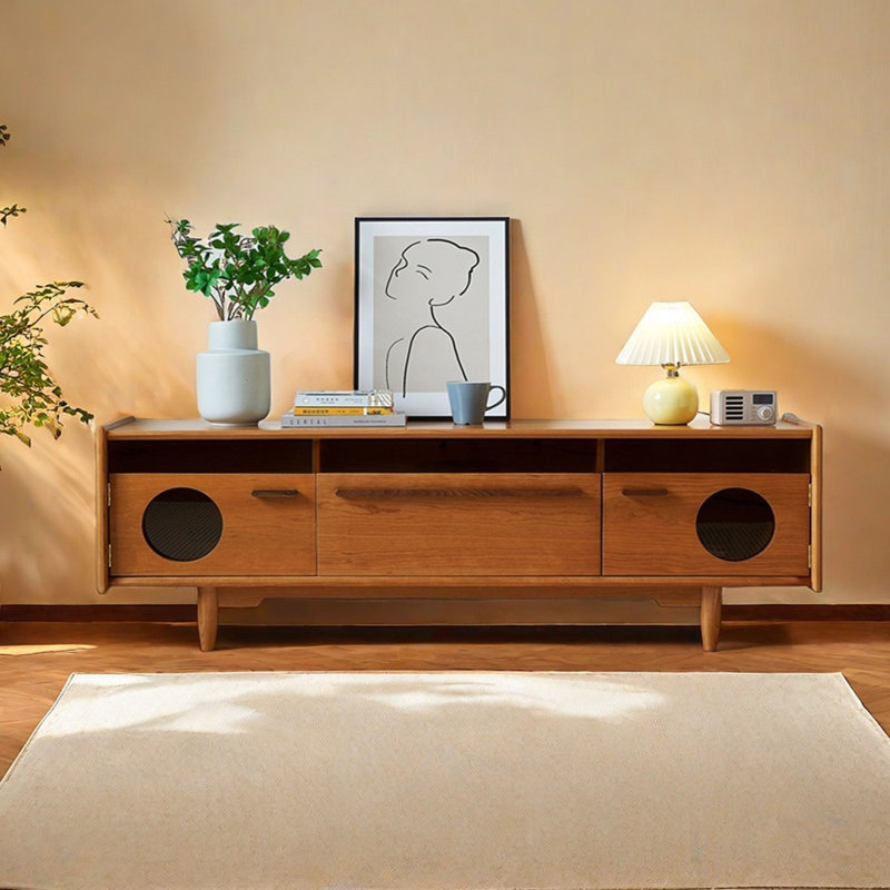 Cherry Wood TV Cabinet Practical & Stylish
