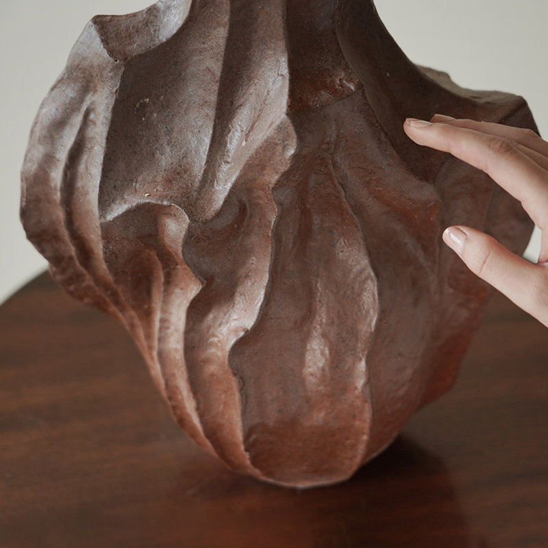 Vase de table en céramique Brown