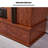 European retro pastoral decorative simulated fire electric fireplace