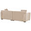 3 Seater Fabric Sofa Beige Takoya-1459928158