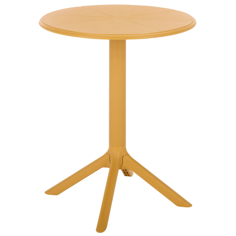Azalaya Round Bistro Table, Yellow