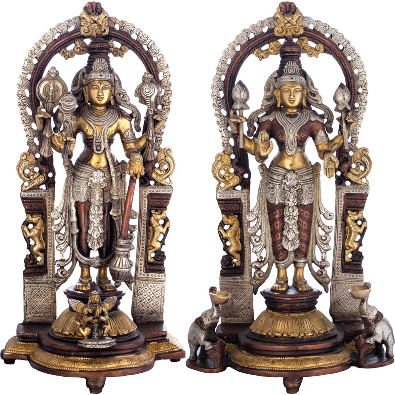 Religious & Spiritual Figurines & Sculptures, Brown Silver