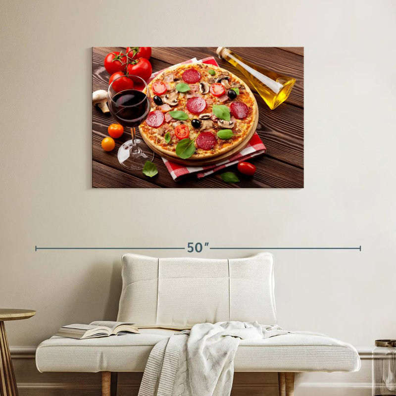 Yarlin Pizza Fresh From Oven, 26" H x 39" W